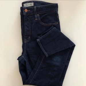 Madewell curvy high rise skinny jeans